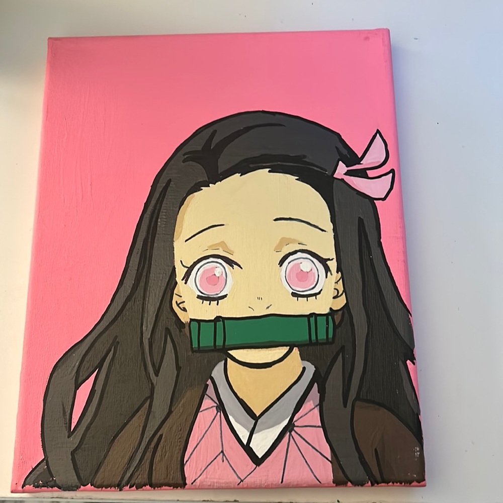 Demon slayer Nezuko painting